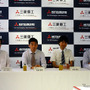 左からNEDOロボット・AI部プロジェクトマネージャー 安川裕介氏、千葉工業大学未来ロボット技術センター主席研究員 吉田智章氏、同センター所長 古田貴之氏、三菱重工業エネルギー・環境ドメイン原子力事業部主幹技師 大西献氏（7月12日、東京・品川 三菱重工業本社にて）