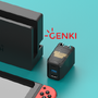 従来のニンテンドースイッチ ドックを約1/10サイズに小型化！急速充電や映像音声出力にも対応した「GENKI Dock（ゲンキドック）」がMakuakeに登場