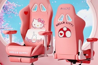 「ハローキティ」「シナモン」コラボのゲーミングチェアがお買い得！部屋に置くだけで癒される可愛さ 画像
