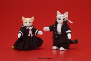 一世を風靡した「なめ猫」が復活！昭和を感じるオプションパーツも楽しいアクションフィギュアに 画像