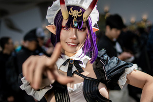 【コスプレ】『FGO』酒呑童子のメイド姿にギャップ萌え！妖艶な魅力を披露【写真7枚】 画像