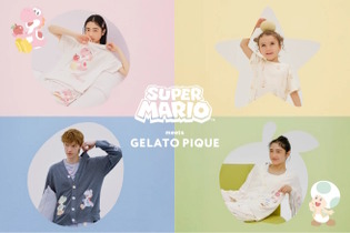 ジェラートピケから『スーパーマリオ』コラボアパレルが4月24日発売！キノピオ、ヨッシーの春にピッタリな新作17アイテム 画像