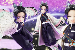 「鬼滅の刃」より「胡蝶しのぶ」がアクションフィギュア化！羽織の模様・グラデーションなど美しさにこだわりつつ、広い可動域で戦闘シーンを再現可能 画像