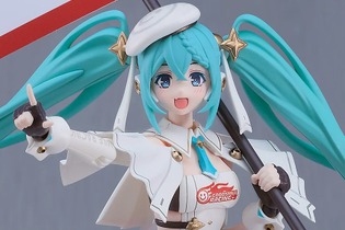 ムチムチの太ももが眩しい！トリダモノ氏デザインの初音ミク「PLAMATEA レーシングミク 2023Ver.」再販分が予約受付中 画像