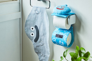 『ドラクエ』スライムが トイレにあらわれた！「ちいさなメダル」も隠れてるトイレットペーパーカバーが遊び心にあふれてる 画像
