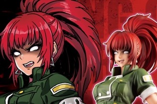 『KOF』より「覚醒レオナ」が山下しゅんや氏の描きおろしで立体化！狂気の表情や深紅の髪、全体の影塗装でただならぬ雰囲気に 画像