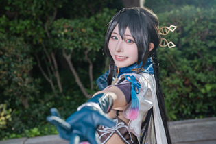 【コスプレ】スラリとした美脚とおへそがセクシーかつ優美！『崩スタ』ルアン・メェイのたおやかな雰囲気を再現する美女レイヤー【写真9枚】 画像