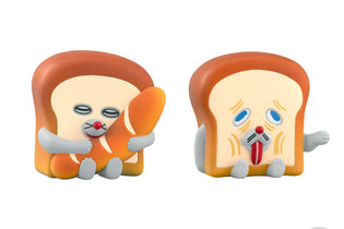 「パンどろぼう」がソフビ人形になって登場！「いとしのパン」「まずい」「おにぎりぼうや」など集めて可愛い全7種 画像