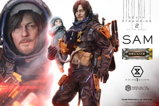 お値段約32万円！『デススト2』主人公「サム」が1/3スケールで立体化ーモデルであるノーマン・リーダス氏の特徴を捉え、フォトリアルな仕上がりに 画像