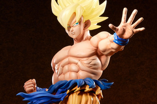 抱えるほど巨大！ドラゴンボールZより「超サイヤ人孫悟空」が全高約48cmの超ビッグサイズソフビになって登場 画像