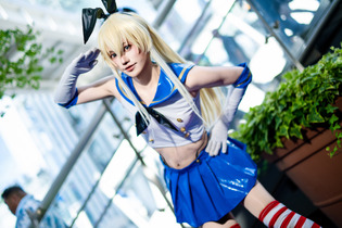 【コスプレ】これぞ会心の“JK”コスプレ!?『艦これ』島風のミニスカ&ニーハイが似合いすぎる【写真7枚】 画像