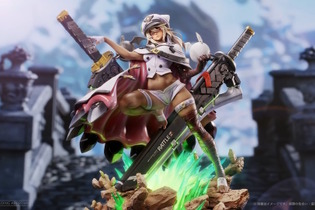 『ギルティギア』よりラムレザル、ソル、梅喧が1/4スケールスタチュー化！ギア細胞が活性化した姿や2本の特大剣も力強く再現 画像