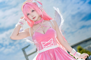 【コスプレ】ミニスカドレスが可愛い『NIKKE』ドロシーの新人美少女レイヤーに密着！TGS2025でリアル10連ガチャにチャレンジ【写真16枚】 画像