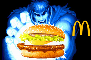『ストリートファイター』×マクドナルドが初コラボ！期間限定バーガー3種を10月22日より販売―「ベガ・スマイル」と対戦する『スト2』仕様のCMも 画像
