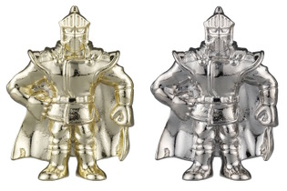 ロビンマスク、ウォーズマンら6体の超人が集結！金＆銀メッキを施した「キン肉マン ダイキャストキンケシ12」ガシャポンオンラインで予約実施 画像