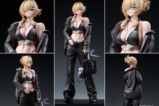 知的なスーツと肉体のギャップが美しい…『勝利の女神：NIKKE』より「グレイブ」がコスチューム“ビューティフル・ユー”姿で立体化 画像