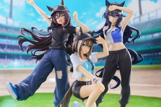 『ウマ娘』シュヴァルグラン、ヴィルシーナ、ヴィブロスが「BoC’z」の姿で立体化！3人一緒に飾りたいプライズフィギュアが可愛い 画像