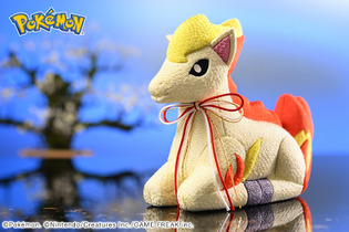 『ポケモン』ポニータを伝統工芸の技で表現！お正月飾りや通年のインテリアとして楽しめる江戸木目込人形として販売 画像