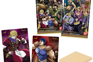 アニメ「ジョジョ」主人公とボスは新規描き下ろし！「7部」までのキャラクターなど全34種ラインナップしたカード付きウエハース第2弾 画像