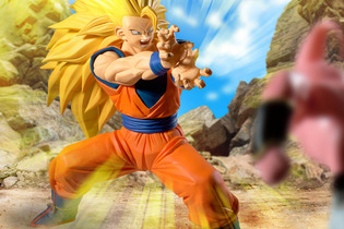 「ドラゴンボールZ」 超サイヤ人3孫悟空VS魔人ブウ(純粋)の激戦がプライズフィギュア化！2つを並べることで迫力と躍動感溢れるシーンを再現 画像