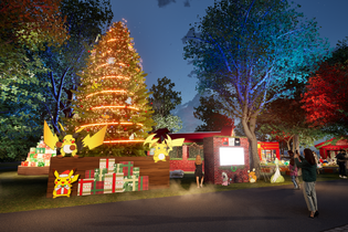 ピカチュウら、でんきタイプがお出迎え！「横浜赤レンガ倉庫」の『ポケモン』ブースが見所満載ーミアレシティをイメージした装飾も素敵 画像