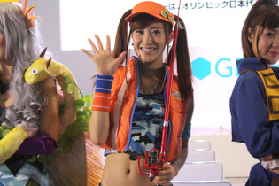 【東京ゲームショウ2013】グリーのキャラクターに扮した美人コンパニオンさんをご紹介 画像