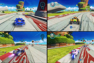 『ソニック＆オールスターレーシング TRANSFORMED』最大10人まで楽しめるオンライン対戦などの最新情報をピックアップ 画像
