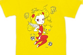 天野喜孝氏が描く「24時間テレビ」チャリTシャツ、少女と7匹のドラゴンが描かれたデザインが公開 画像