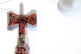 対戦可能なけん玉「電玉」が凄い！視覚と競技性に優れたそのシステムとは 画像
