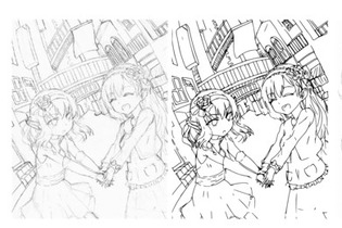 ラフスケッチを自動で“線画化”してくれるウェブサービスついに一般公開 画像