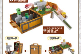 『マインクラフト』の消しゴム玩具第4弾が登場―収納箱をジオラマに！？ 画像