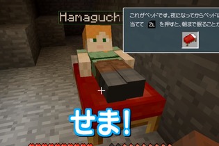 「よゐこのマイクラでサバイバル生活」第4回でついに“人間らしい生活”に！塔やベッドが完成 画像