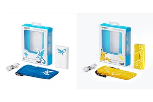 アンカーより「ポケモン モバイルバッテリー」が発売、伝説の三鳥やピカチュウのデザインが登場 画像