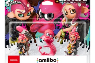 『スプラトゥーン2』「タコガール」「タコボーイ」「タコ」のamiiboが11月9日に販売開始 画像