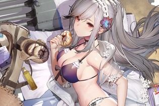 『アズールレーン』巡洋戦艦「ダンケルク」の水着衣装が公開！Live2D付きで8月2日より実装 画像