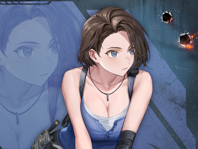 エイダ、ジル、クレアたちが尻を揺らす…！『勝利の女神：NIKKE』×『バイオハザード』コラボキャラの“背中で魅せる射撃モーション”お披露目 画像