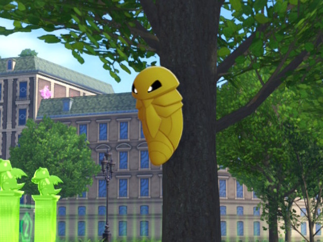 『ポケモンレジェンズZ-A』では虫ポケモンたちが“密集”する―木に群がるコクーン、壁に張りつくイトマルたちにゾクリ 画像