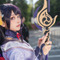 【コスプレ】鍛えた体幹が作り出すポージングが完璧！夕日を受け薙刀を構える美女レイヤーが神々しい【9枚】