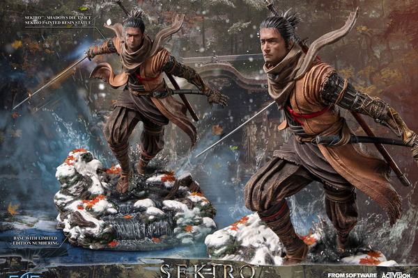 『SEKIRO』主人公「狼」のスタチューが予約開始！楔丸と不死斬りを背負い、戦国の世を駆ける 画像