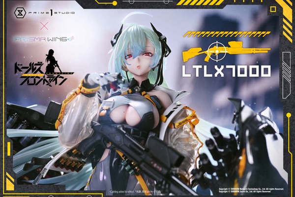 ボディラインに目を引かれる！『ドルフロ』より「LTLX7000」の超精巧なスタチューが予約受付開始―特製ベースの瓦礫など存在感溢れる造形 画像