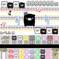 モノクロブー&ベビーブー くるりん BOO