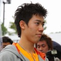 『EA SPORTS グランドスラム テニス』試遊イベントでプロテニスプレーヤー錦織 圭選手がファンと対戦！