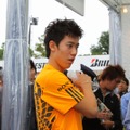 『EA SPORTS グランドスラム テニス』試遊イベントでプロテニスプレーヤー錦織 圭選手がファンと対戦！