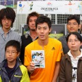 『EA SPORTS グランドスラム テニス』試遊イベントでプロテニスプレーヤー錦織 圭選手がファンと対戦！