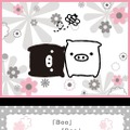 モノクロブー&ベビーブー くるりんBOO