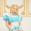 ゼルダ姫（同人衣装）『ゼルダの伝説』／ありあ（X：@iimonogatari）、撮影：R.Noguchi（X：@myw_rn）