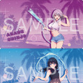 宝多六花の“ほぼ等身大”ふともも！劇場版「グリッドマン ユニバース」夏休みモチーフの新規描き下ろしイラストグッズが登場