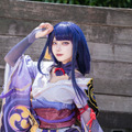 雷電将軍『原神』／くれは くく（X：@kuku_81cos）