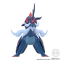 「ポケモンスケールワールド」ヒスイ地方から男の子トレーナー・テルとポケモン3匹が立体化！“ヒスイのすがた”バクフーン、ダイケンキ、ジュナイパーのセット