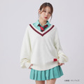 モデルさんの着こなす姿がかなりマチュ！「ガンダム ジークアクス」マチュの制服ニットやパイロットスーツがアパレルグッズ化